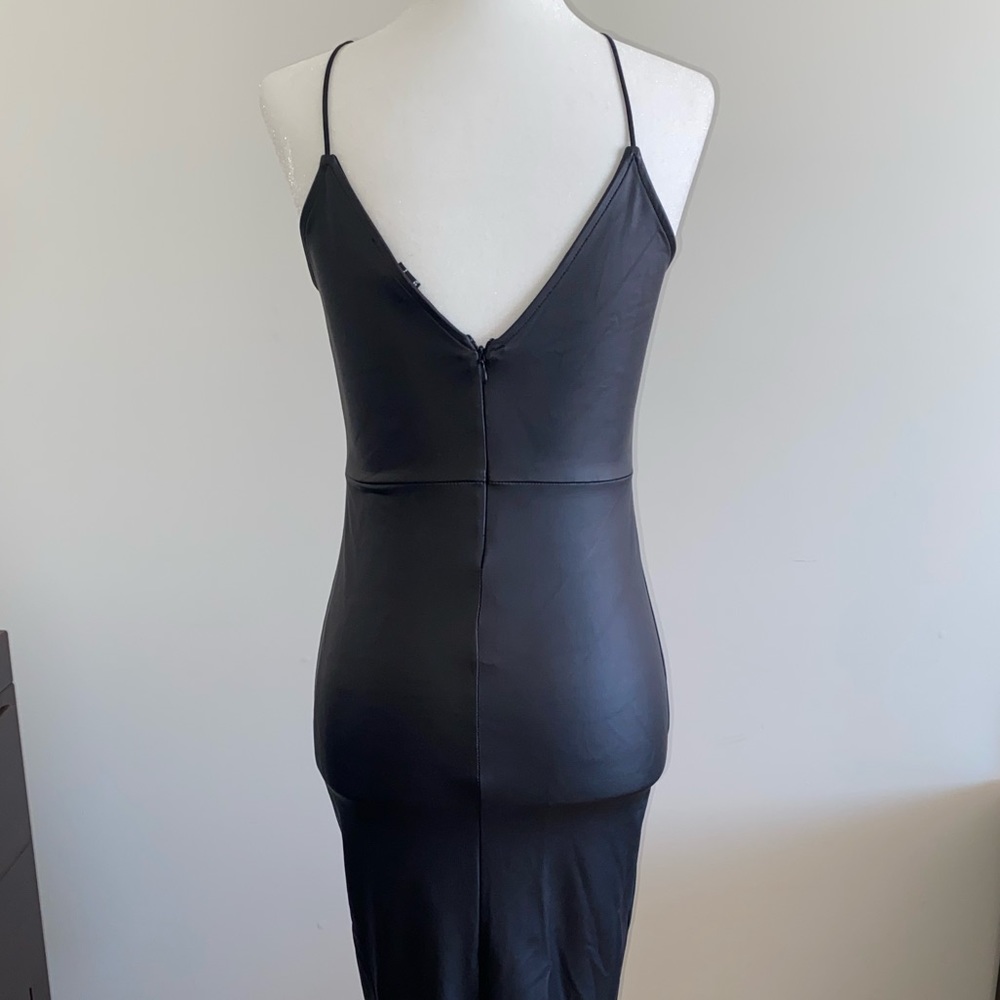 FAUX LEATHER DRESS - Picture 6 of 7